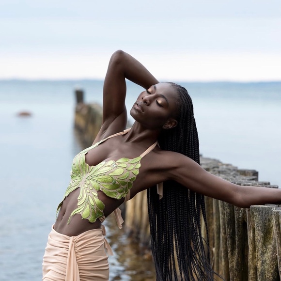 Pre-loved Ema Savahl Butterfly Top - Picture 3 of 4